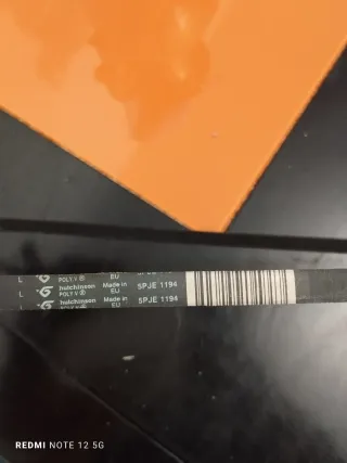 Correa lavadora Whirlpool 7kg .