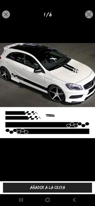 JUEGO PEGATINAS COCHE A ESTRENAR