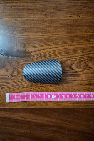 Mini parastinchi calcio carbonio