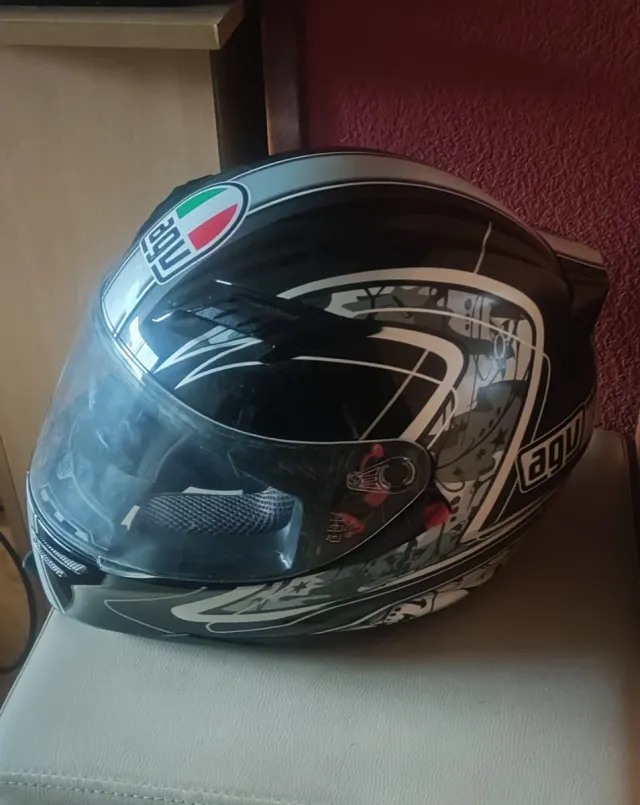 Casco Moto AGV Negro L