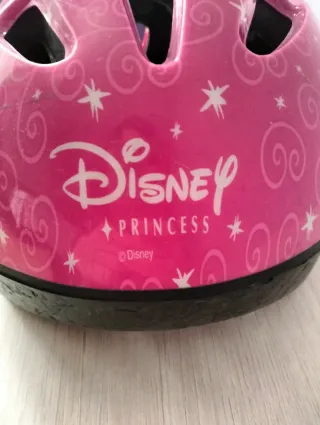 Casco bici infantil rosa estrellas Disney