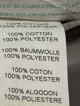 Abito invernale beige cotone taglia 50