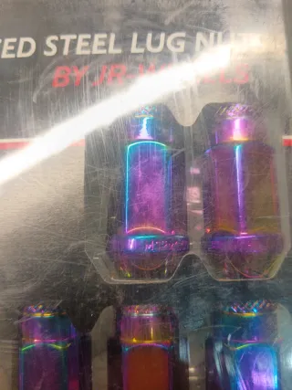 Tuercas JR Wheels M12x1.5 Neocromo Acero