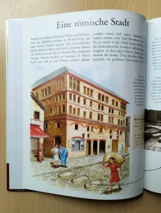 Libro ilustrado Roma en alemán