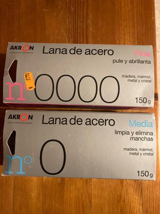 Lana de acero Fina y Media AKRON