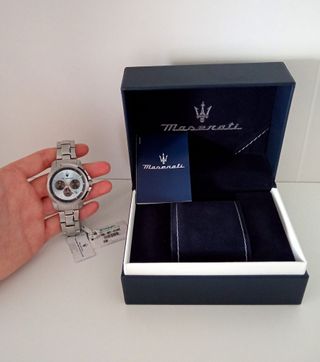 Reloj Maserati Cronógrafo Acero Inoxidable Nuevo