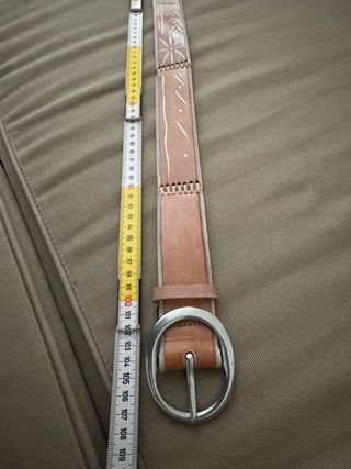 Claudio Orciani cintura pelle incisioni