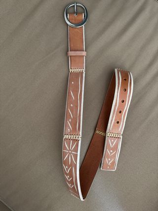 Claudio Orciani cintura pelle incisioni