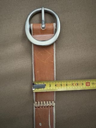 Claudio Orciani cintura pelle incisioni