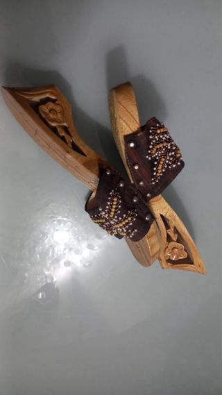 Sandalias de madera suecos mujer
