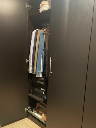 Armario Pax Ikea Negro y Gris