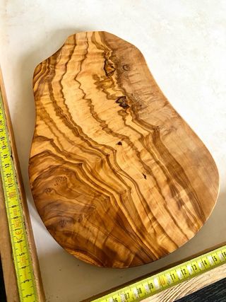 Tabla cortar madera de olivo artesanal