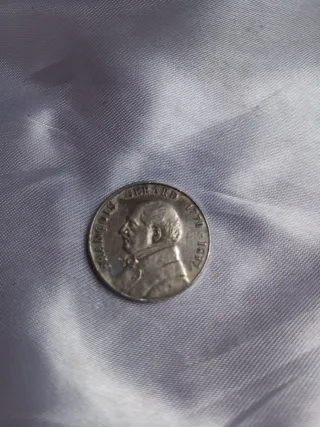 Moneda François Gérard Amor y Psique