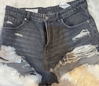 Pantalones Cortos Rotos Zara Talla M
