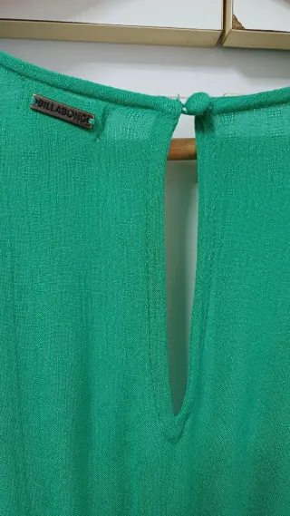 Vestido playero largo verde Billabong