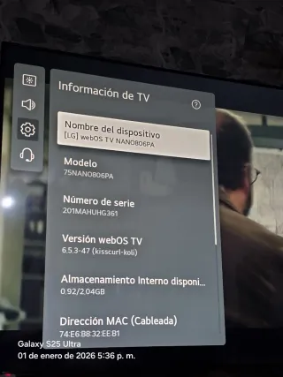 TV LG Plasma 75 Pulgadas