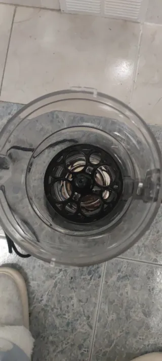 Robot de cocina multifunción negro