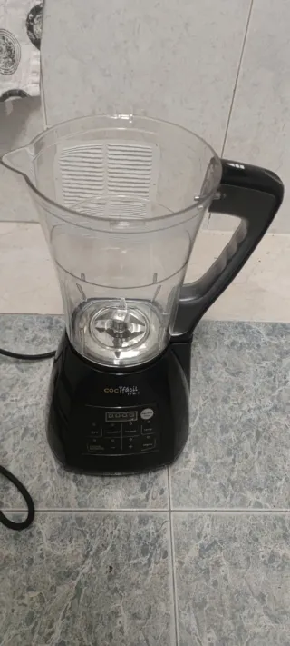 Robot de cocina multifunción negro