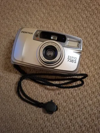 Cámara Pentax Espio 738S Plata