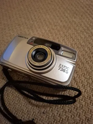 Cámara Pentax Espio 738S Plata