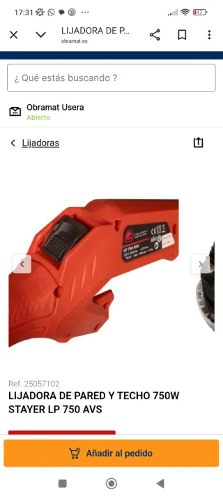 Lijadora Profesional Pared/Techo + Accesorios