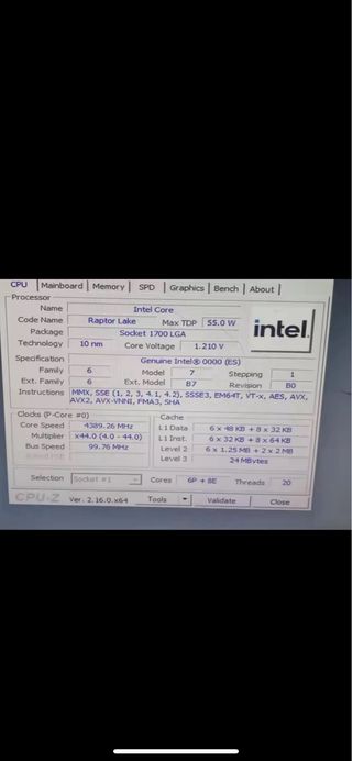 Intel i7 13850HK ES PRECINTADO