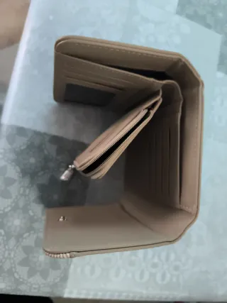 Cartera/Monedero Mujer Beige