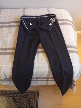 Traje de hombre completo negro y blanco