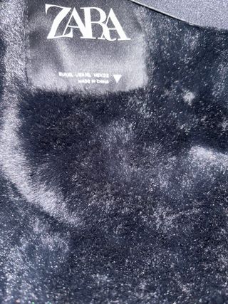 Anorak Zara Mujer Negro con Capucha