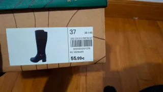Botas altas negras mujer