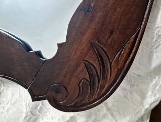 Espejo antiguo madera tallada