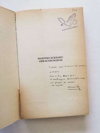 Maestro Eckhart: Obras escogidas