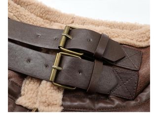 Chaqueta Piel Forrada Mujer Marrón