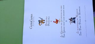 Cuenta cuentos bilingües: Peter Pan ; La gallina de los huevos de oro ; El flautista de Hamelin (Vol.9) (English and Spanish Edition)