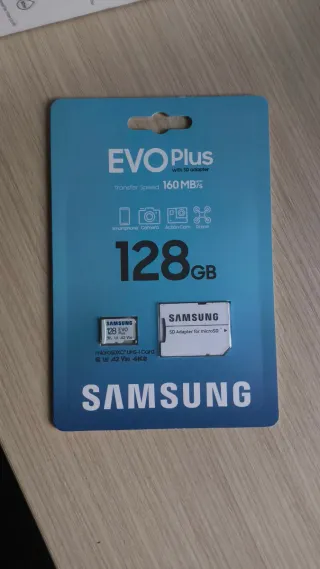 Tarjeta MicroSD Samsung EVO Plus 128GB