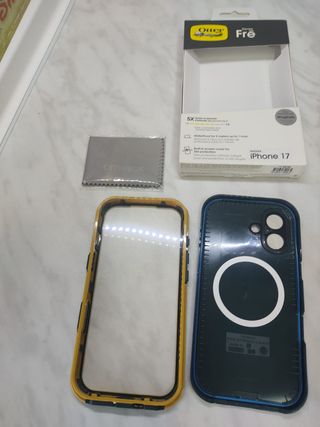 Funda 360 iPhone 17 verde militar