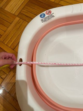 Tina de baño/ bañera bebé plegable 74x45cm