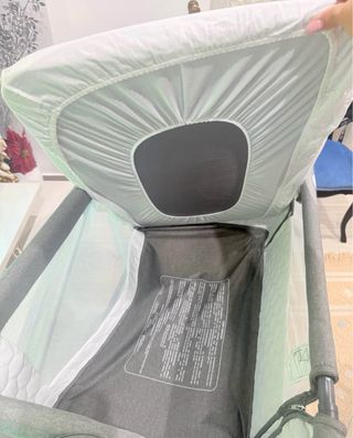 Cuna colecho MS grisaceo