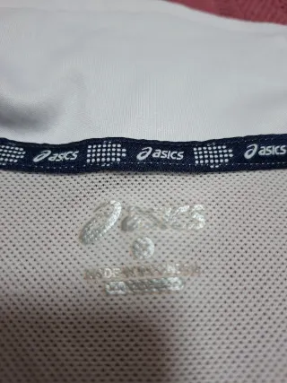 Polo Asics Padel sin mangas blanco