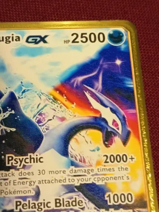 Carta Pokémon Lugia GX 2500 HP