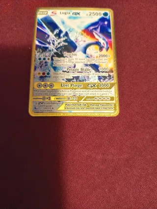 Carta Pokémon Lugia GX 2500 HP