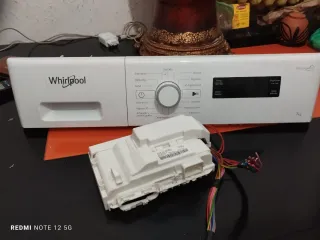 Placa electrónica y fuente alimentación lavadora