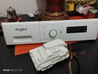Placa electrónica y fuente alimentación lavadora