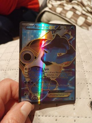 Carta Pokémon Blastoise EX 142/146