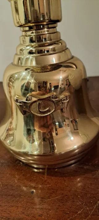 Lampada da tavolo oro e vetro