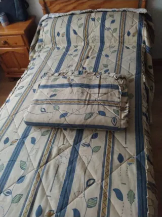 Colcha y funda nórdica floral