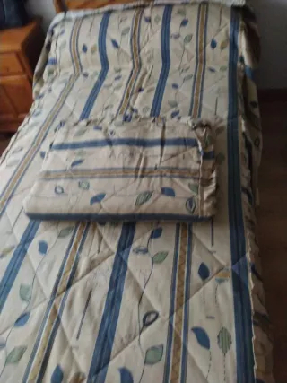 Colcha y funda nórdica floral