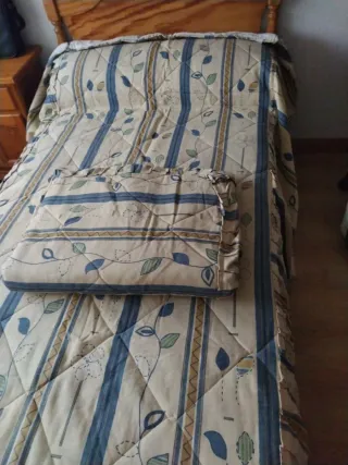 Colcha y funda nórdica floral