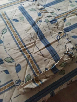 Colcha y funda nórdica floral