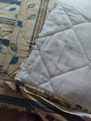 Colcha y funda nórdica floral